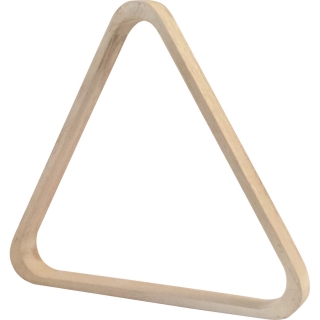 Trojuholník drevený biely 57,2 mm