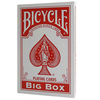 Hracie karty pre kuzelníkov Bicycle Big Box XXL Red