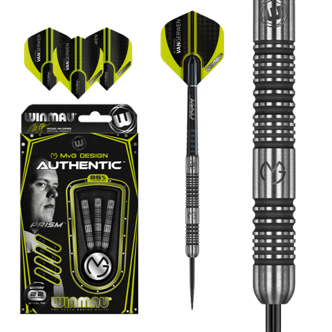 Šípky Winmau steel MvG Authentic 24g, 85%