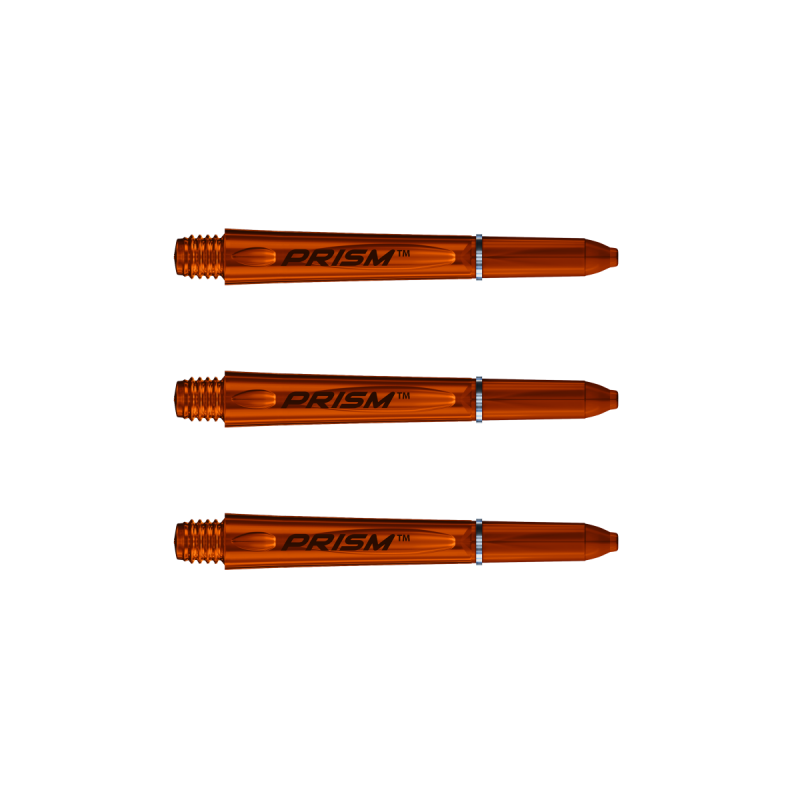 Násadky na šípky Winmau Prism dlhé oranžové 3ks