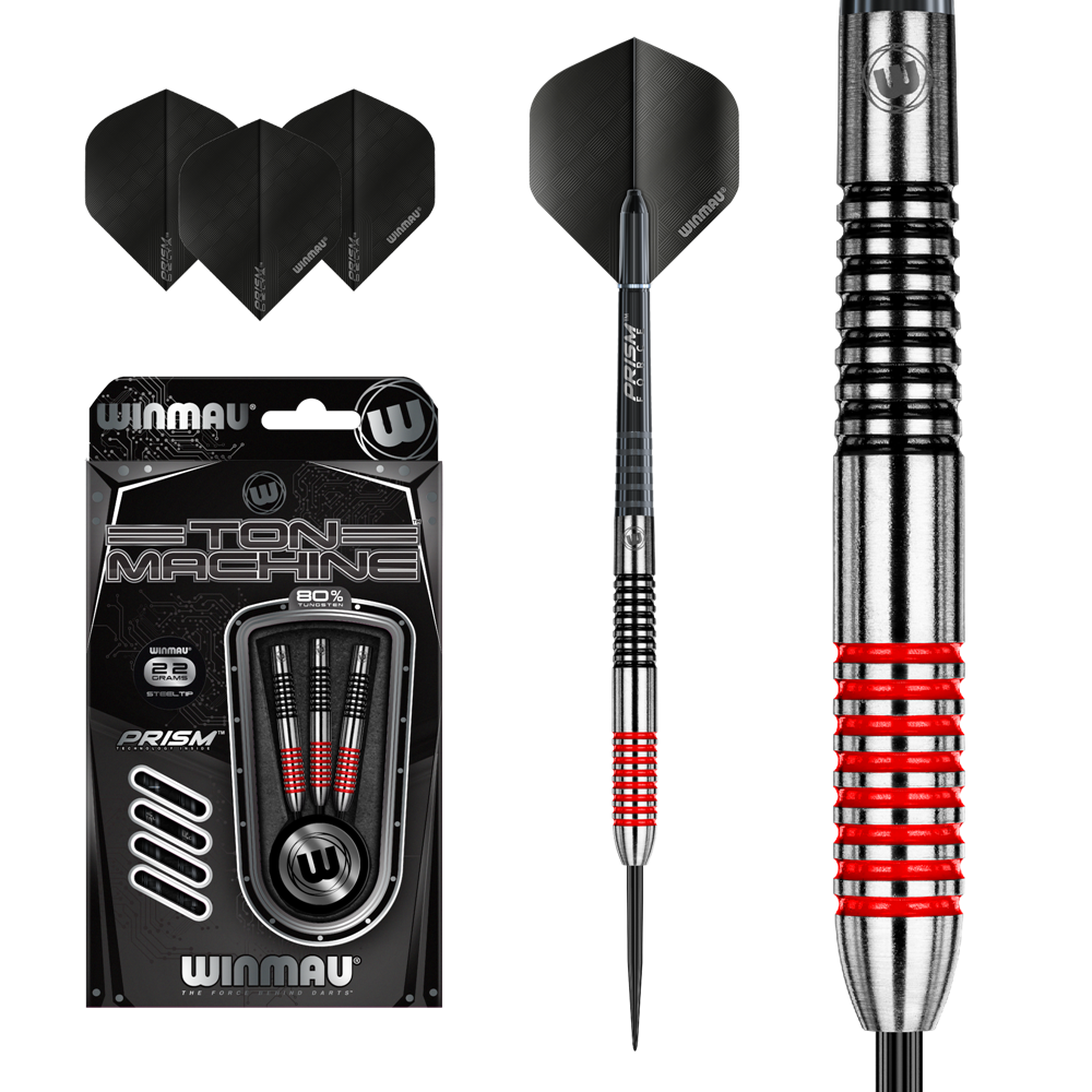 Set šípky Winmau TON MACHINE 80% 22g steel