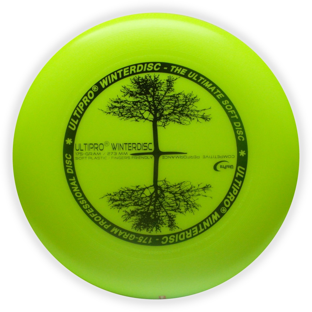Lietajúci frisbee disk UltiPro Winter Žlto Zelená 175g