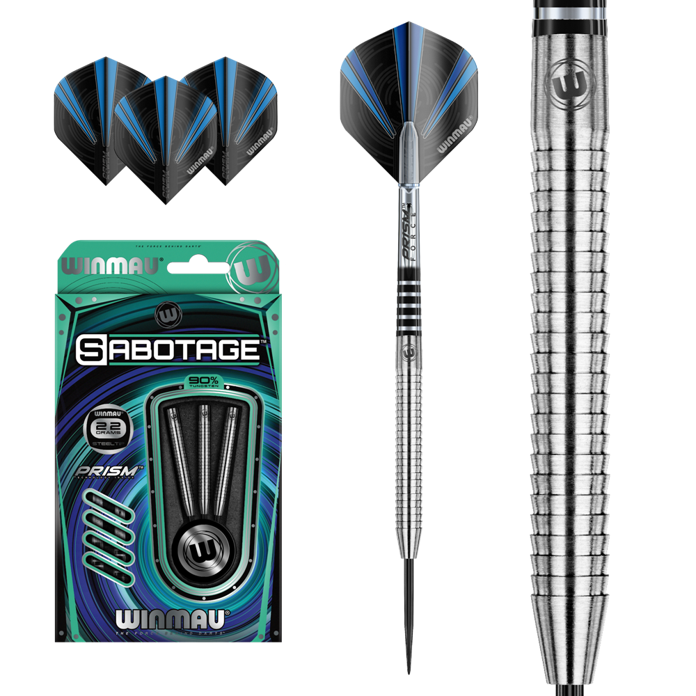 Set šípky Winmau SABOTAGE 90% 22g steel