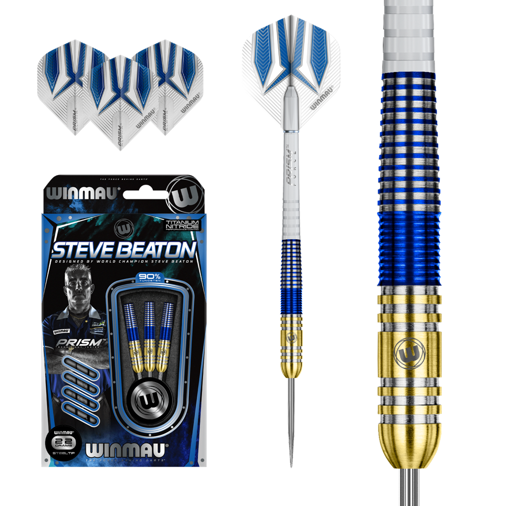 Set šípky Winmau Steve Beaton 90% 22g steel