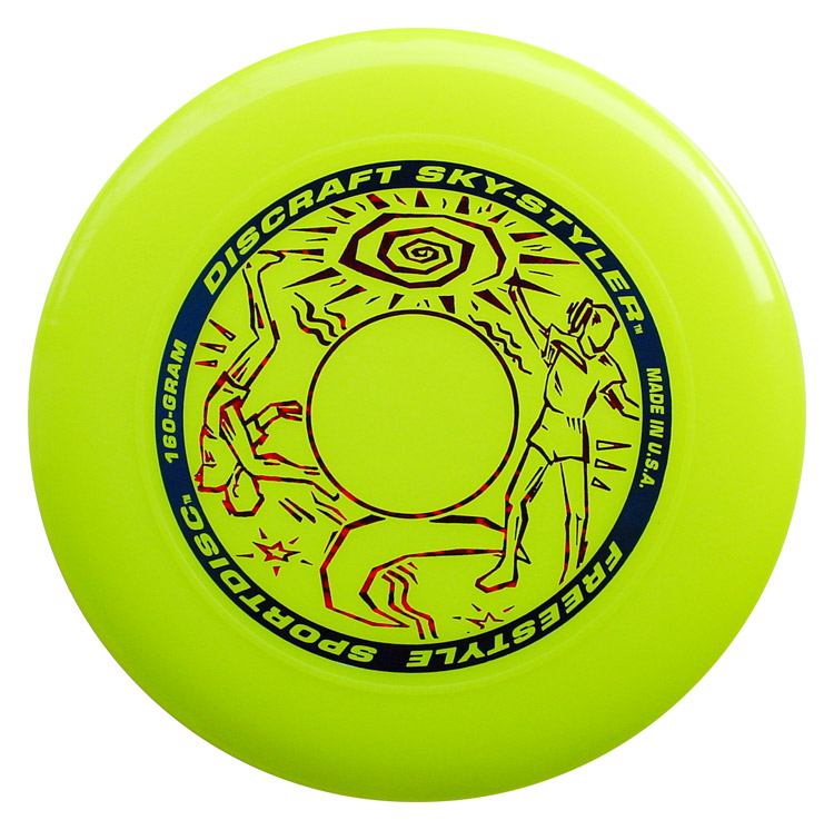 Sky-Styler freestyle frisbee žltý 160g