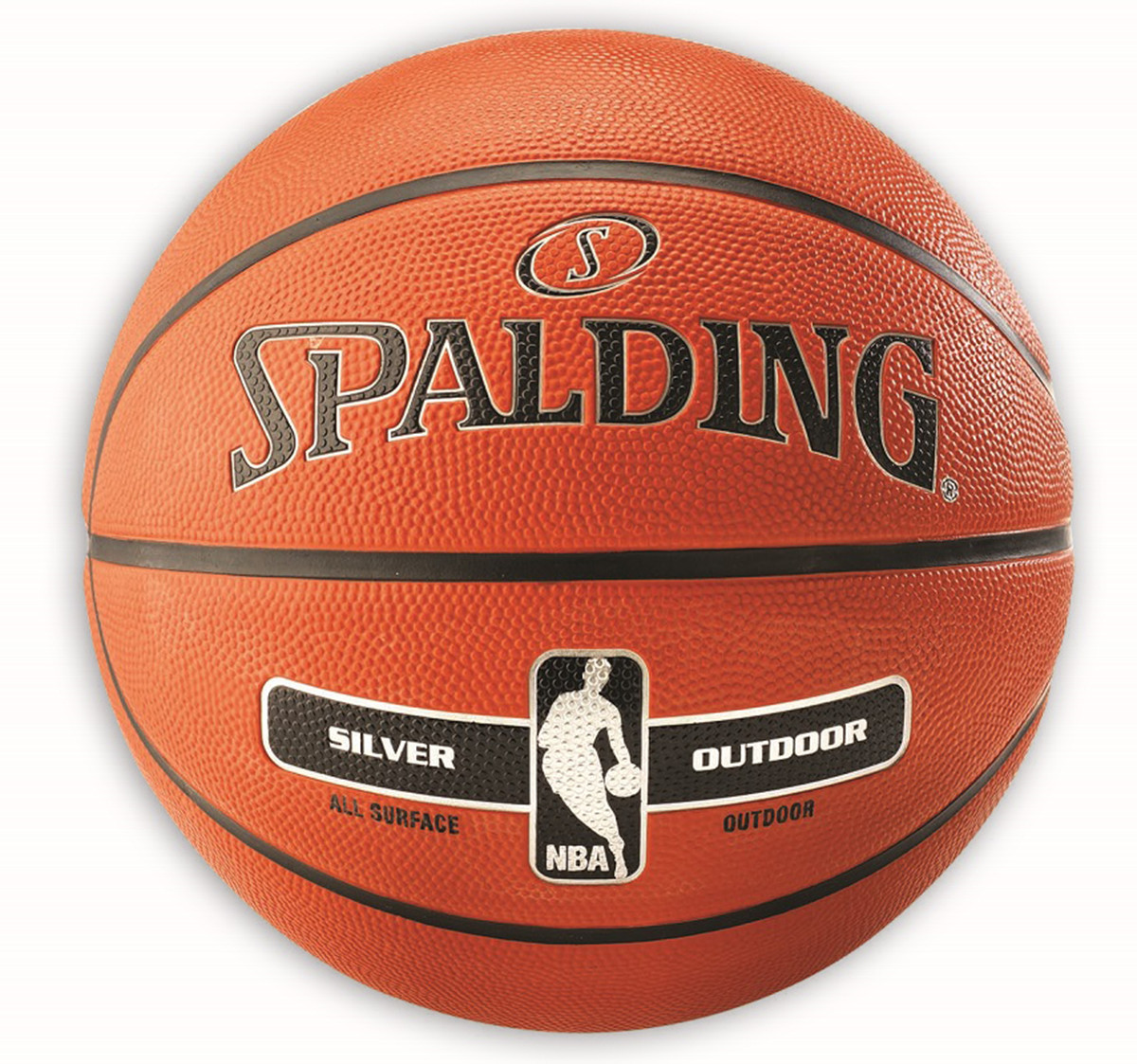 Basketbalová lopta Spalding NBA Outdoor Silver veľkosť 7