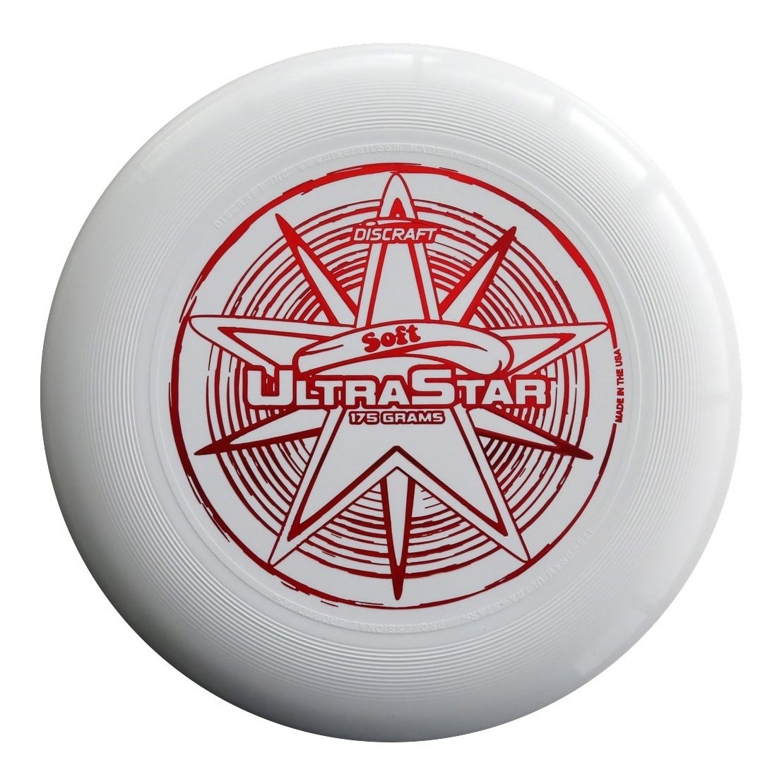 Discraft Ultra Star Soft frisbee disk biely 175g