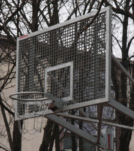 Basketbalový set Outdoor Steel 105x180