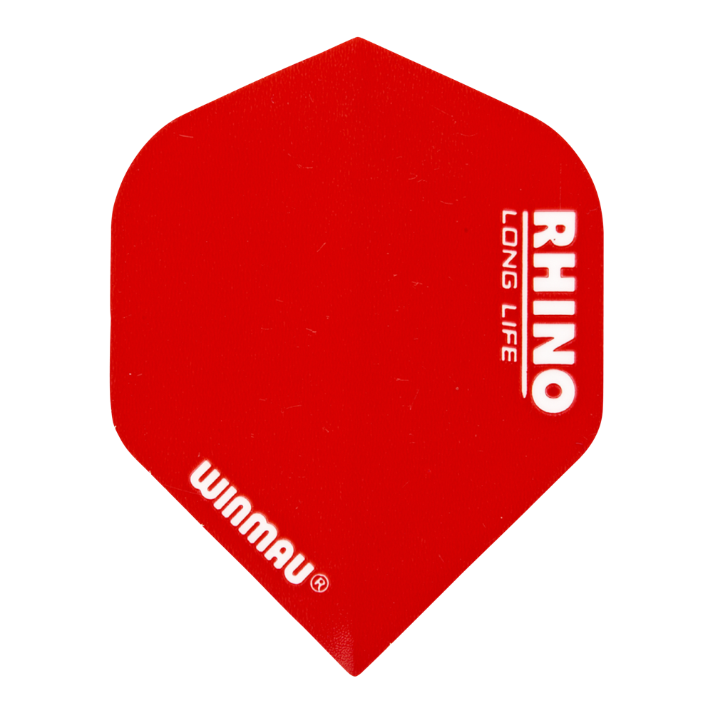 Letky na šípky Winmau Rhino Red 3ks