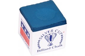 Biliardové kriedy na tágo Silver Cup modré 12ks