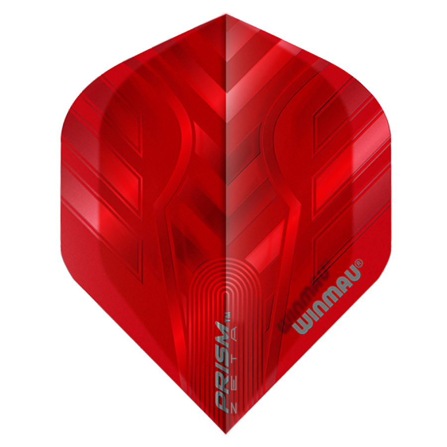 Letky na šípky Winmau Prism ZETA červené 3 ks