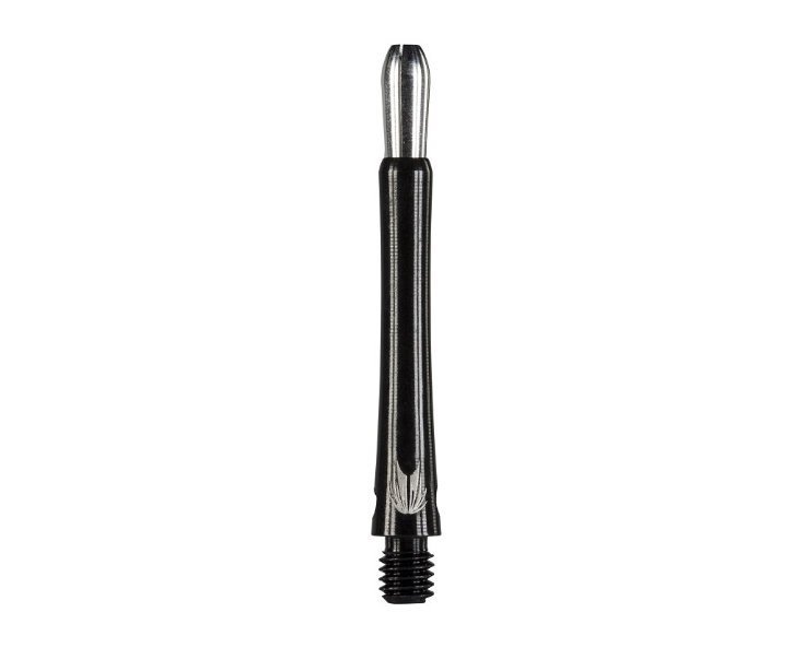 Násadky na šípky TARGET GRIP STYLE hliník čierne stredné