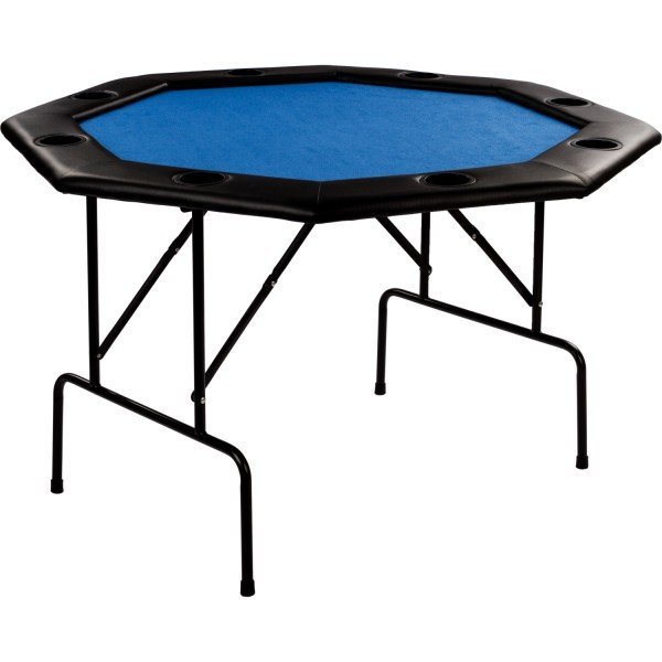 Skladací pokrový stôl OCTAGON 8 modrý