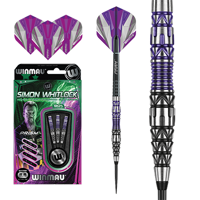 Šípky Winmau steel Simon Whitlock Special Edition 22g, 90% wolfram
