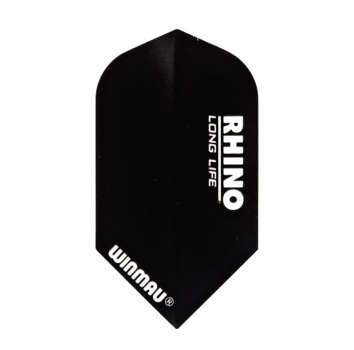 Letky na šípky Winmau RHINO slim, čierne 3ks