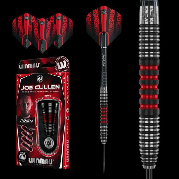   Šípky Winmau steel Joe Cullen 23g, 90% wolfram