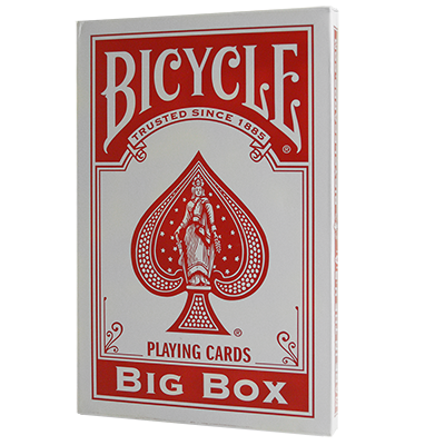 Hracie karty pre kuzelníkov Bicycle Big Box XXL Red