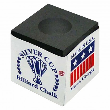 Biliardová krieda na tágo Silver Cup sivá/cínová 12ks