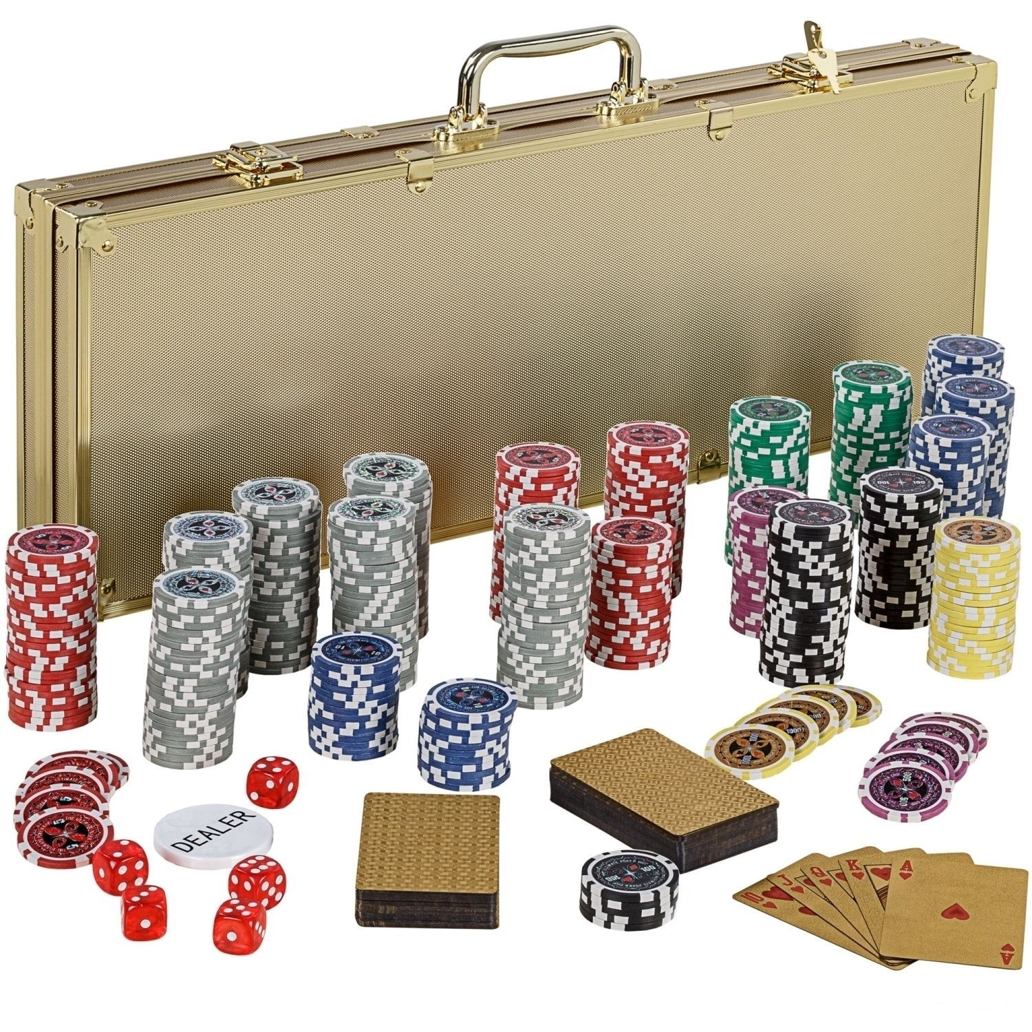 Poker kufrík Ultimate 500 Gold edition