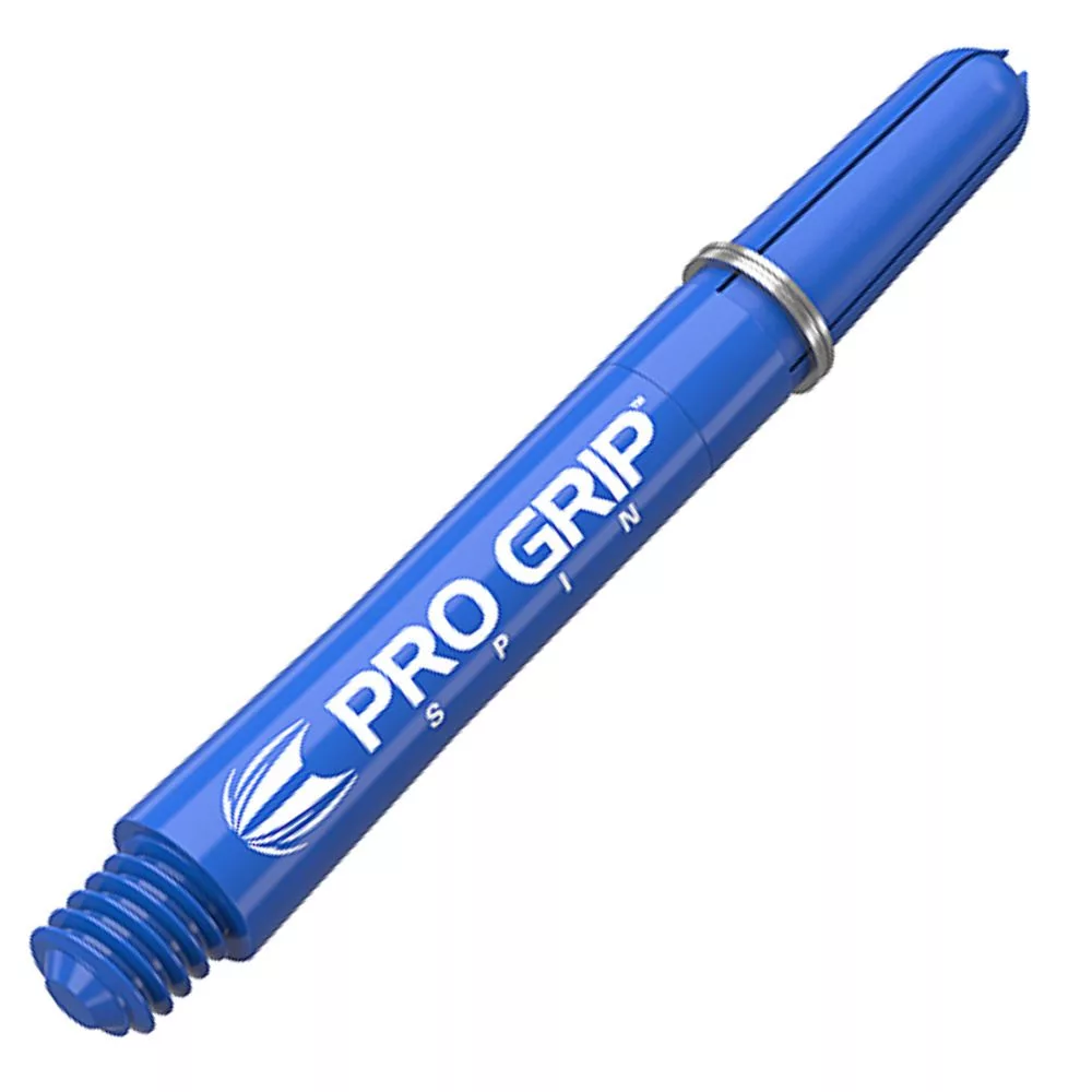 Násadky na šípky TARGET Pro Grip Spin stredné 41mm, modré, 9 ks 