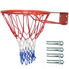 Basketbalová obruč MASTER 16 mm orange + sieťka
