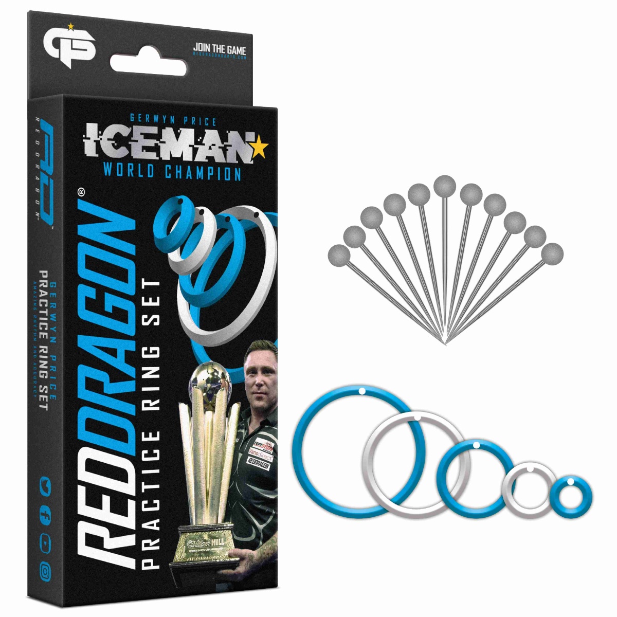 Red Dragon Tréningové krúžky - Gerwyn Price Iceman 