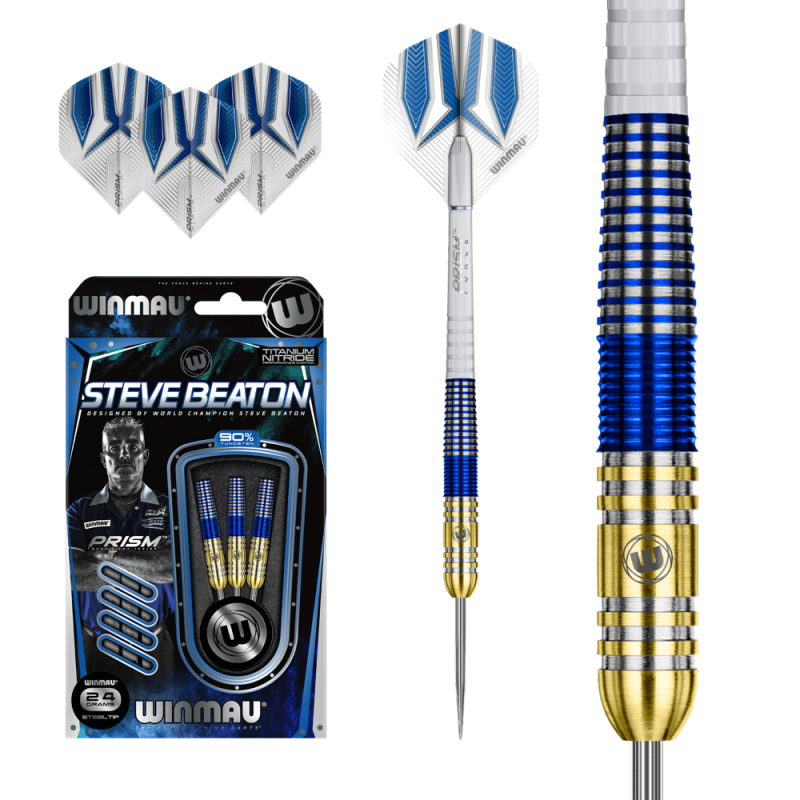 Set šípky Winmau Winmau Šípky Steel Steve Beaton - 26g