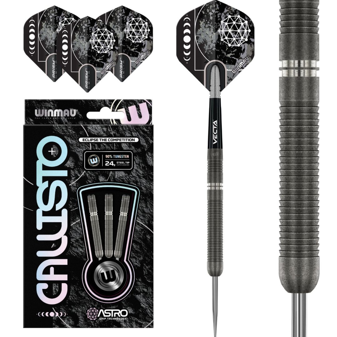 Sada steel šípky steel Winmau Callisto 01 22g, 90% wolfram 