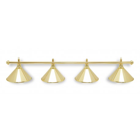 Biliardová lampa s tienidlom GOLD 4x