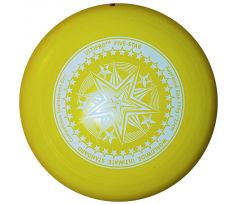 Lietajúci frisbee disk UltiPro Five Star žltá 175g