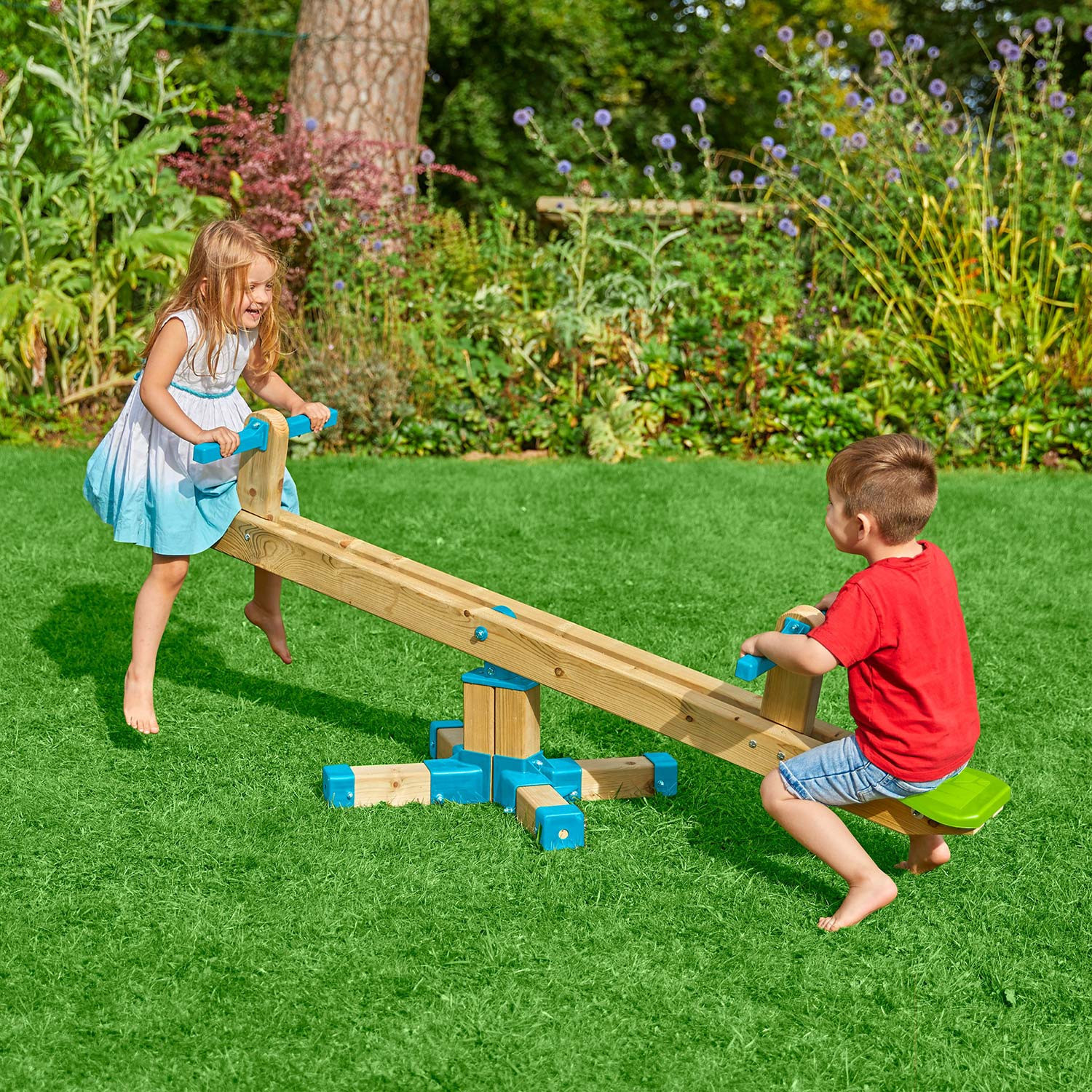 Rotujúca prevažovacia hojdačka TP Seesaw Bouncy