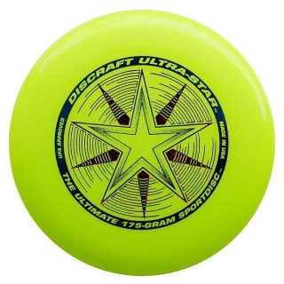 Discraft Ultra Star frisbee disk žltý 175g