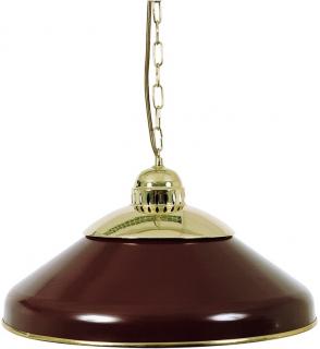 Biliardová lampa Solo Burgundy Brass 45cm