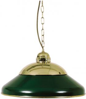 Biliardová lampa Solo Green Brass 45cm