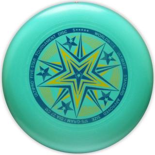 Lietajúci frisbee disk UltiPro Five Star Tyrkysová 175g
