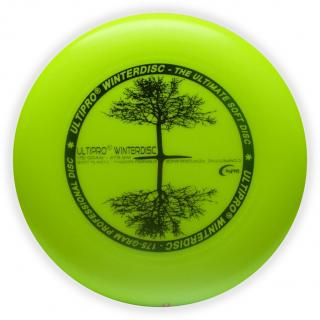 Lietajúci frisbee disk UltiPro Winter Žlto Zelená 175g