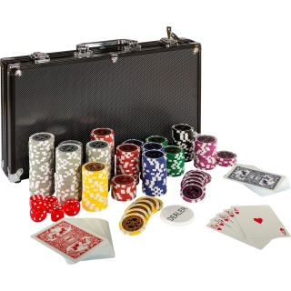 Poker set kufrík Ultimate 300 ks black