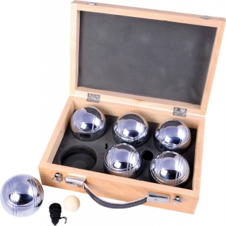 Petanque  Metal set X6 v drevenom kufríku