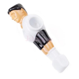 Biely hráč pre detský stolný futbal tyč 13mm