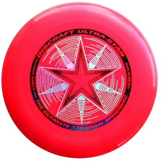 Discraft Ultra Star frisbee disk ružový 175g