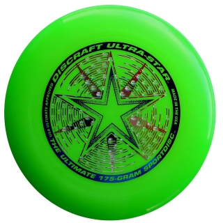 Discraft Ultra Star frisbee disk zelený 175g