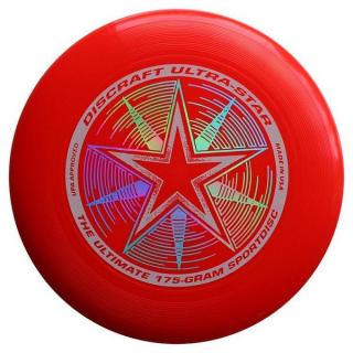 Discraft Ultra Star frisbee disk červený 175g