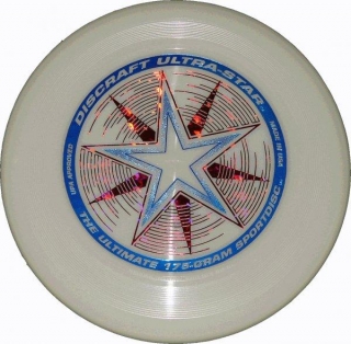 Discraft Ultra Star frisbee disk fosfor 175g