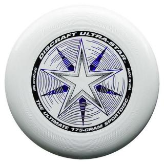 Discraft Ultra Star frisbee disk biely 175g