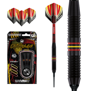 Set šípky Winmau OUTRAGE 18g soft Brass