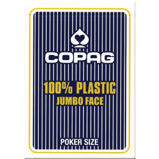 Karty COPAG PKJ JUMBO 100% plastové, modré