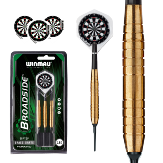 Šípkový set soft Winmau Broadside Classic Brass 18g