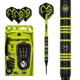 Šípky Winmau soft MvG Ambition 20g BRASS