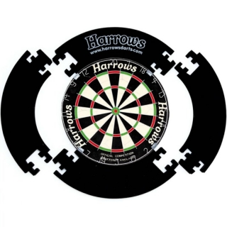 Ochranný kruh Harrows na šípkový terč čierny 4 časti