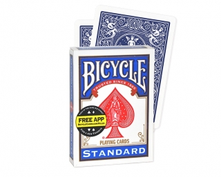 Kúzelnícke karty Bicycle Double Back modrá/modrá